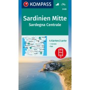 2498 Sardinien Central Kompass Wanderkarte